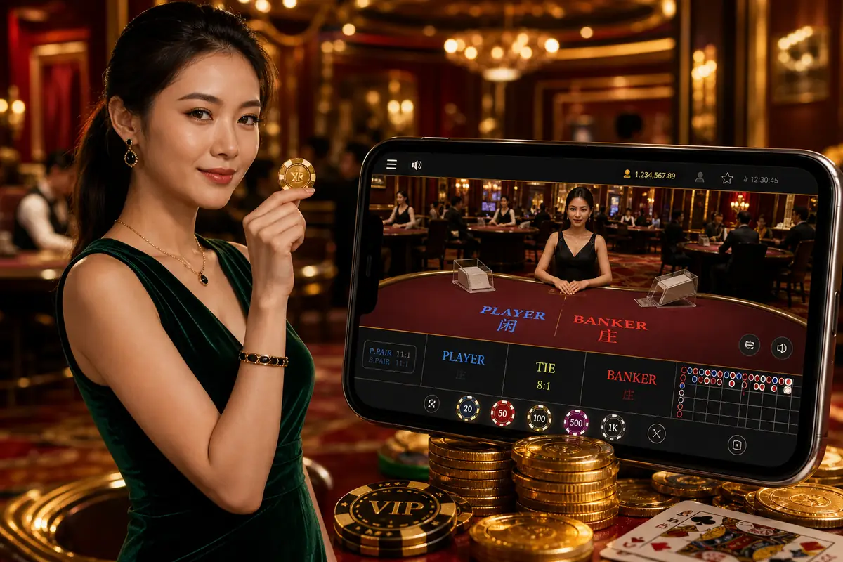 sham789 Baccarat Live Table ကစားခြင်း